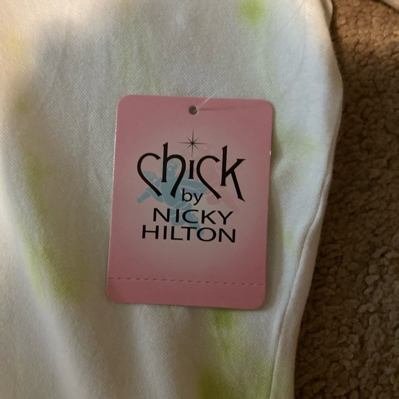 New with tags Nicky Hilton tie dyed polo top - Picture 3 of 4